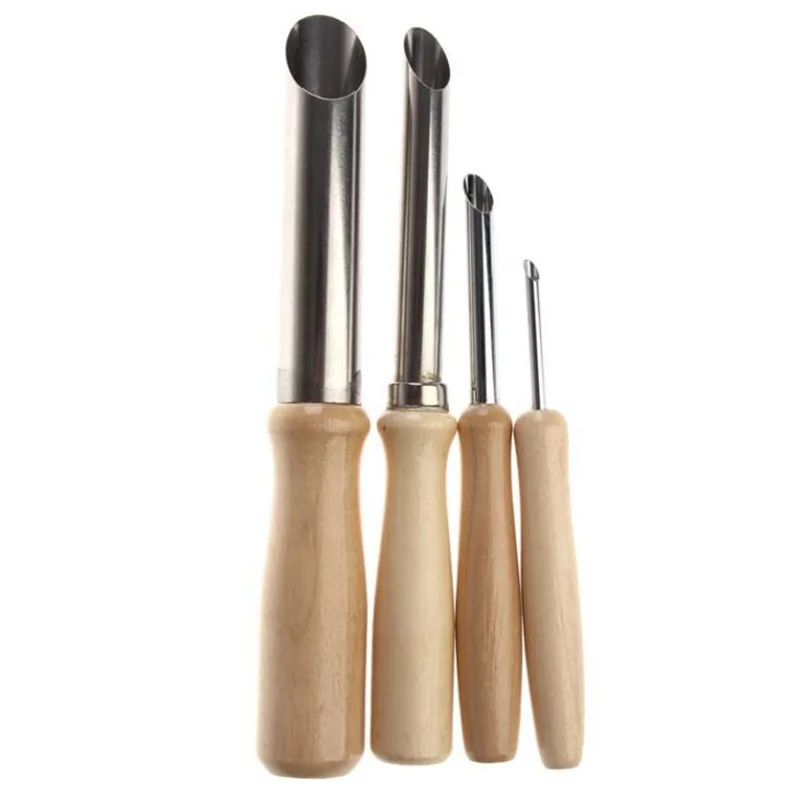 

4pcs/set Practical Round Punch Polymer Clay Modeling Tools Wax Carving Sculpt Tool Sketch Painting Art Tools