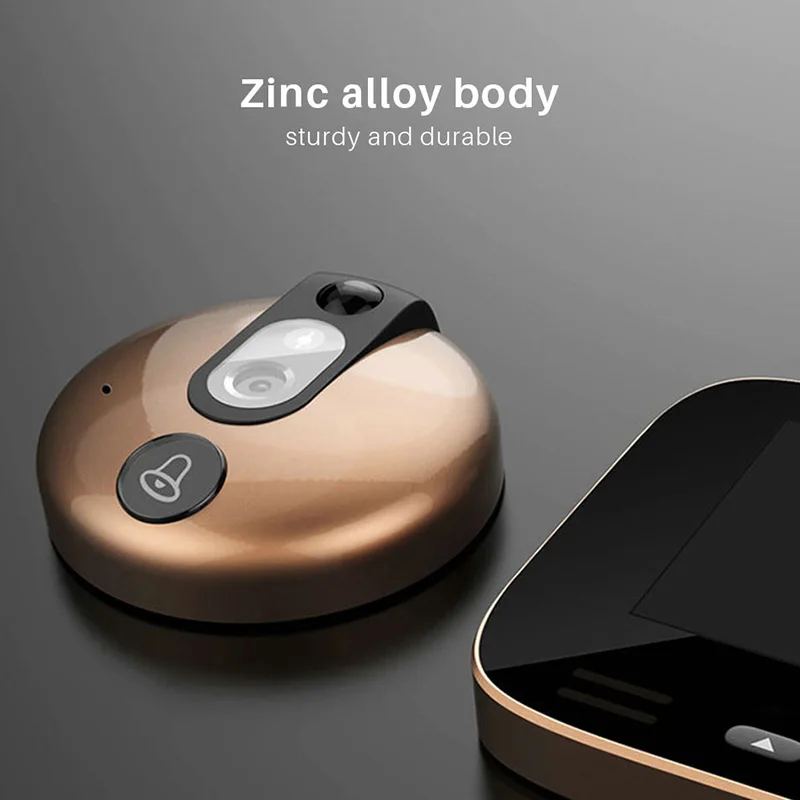 Видео дверной звонок камера 4 3 дюймов цифровой дисплей Дверной с глазком