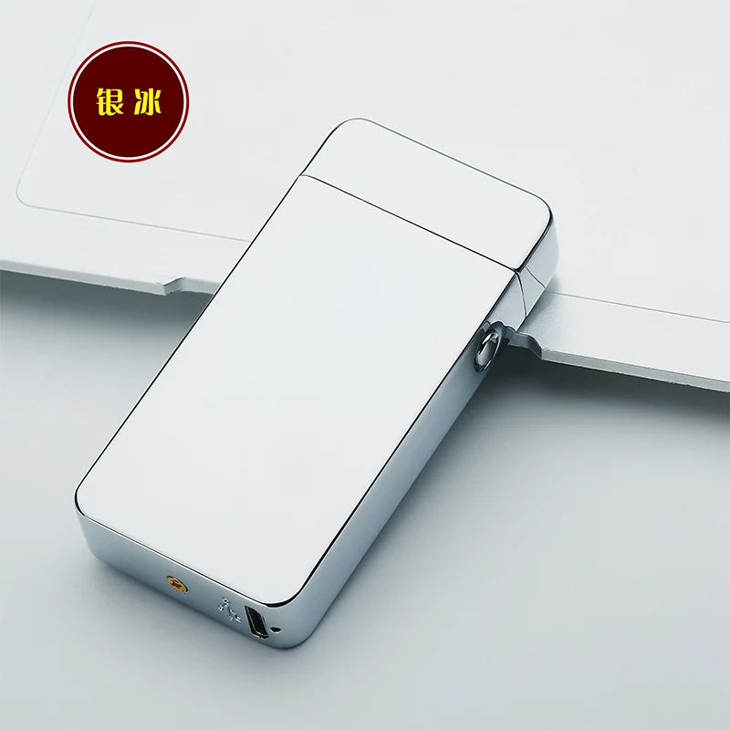 USB Электрический двойной дуговой фонарь, зажигалка, перезаряжаемая ветрозащитная плазменная зажигалка, зажигалка для сигарет с двойным громом, импульсная перекрестная зажигалка