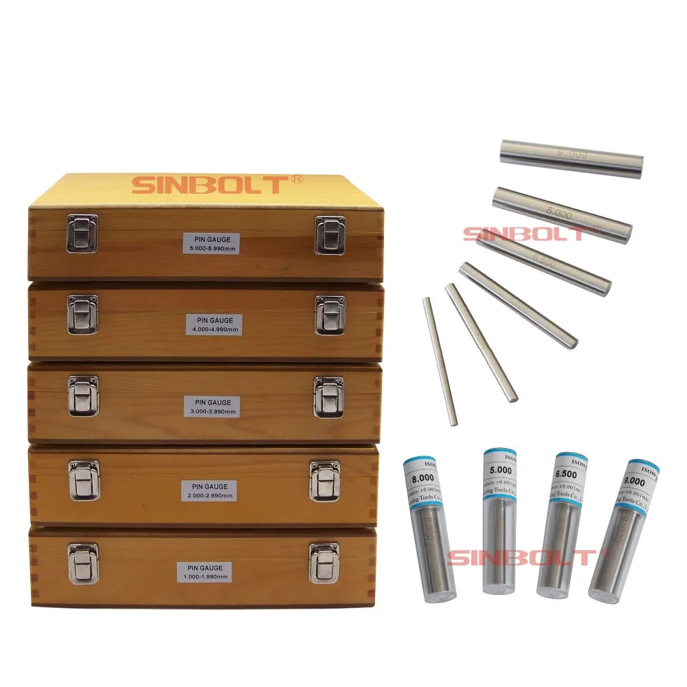 

Pin Gauge Set,1.000mm--6.000mm(Step: 0.01,501pcs),Fast Delivery!