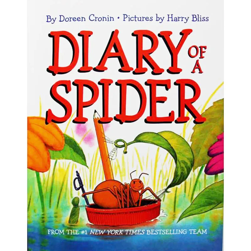 

Diary of a Spider By Doreen Cronin Educational English Picture Book Learning Card Story Book For Baby Kids Children Gifts