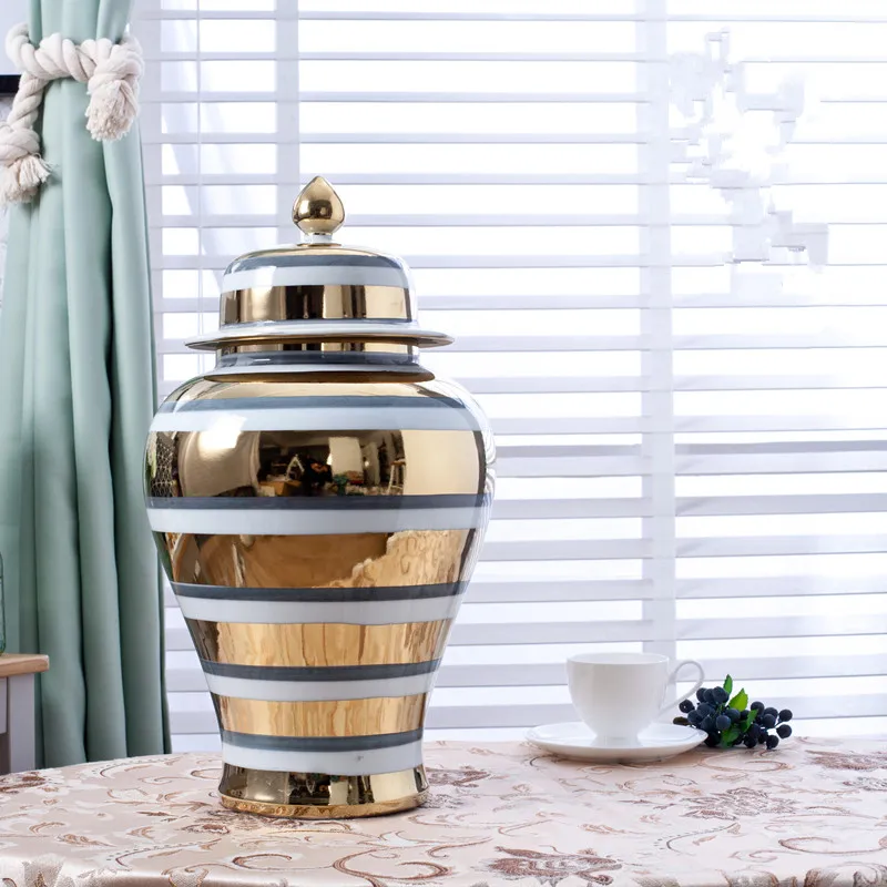 Фарфоровая ваза стеклянная керамическая Имбирные банки фарфоровая Цзиндэчжэнь