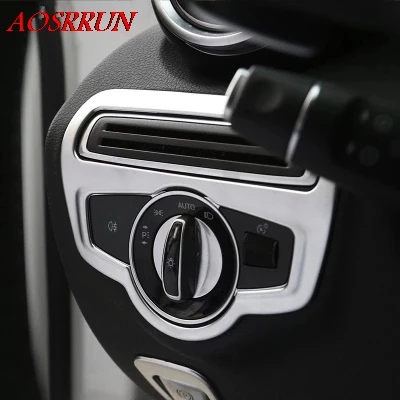 Для Mercedes Benz GLC 250d X253 2016 2017 2018 c200 250 300 светильник с передней головкой переключателем