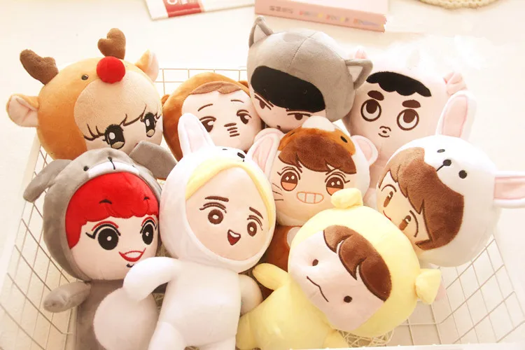 Новый Kpop EXO Fans club Q стиль куклы плюшевые игрушки куклы|kpop exo|exo kpopkpop style |