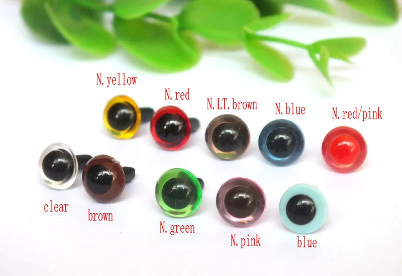 

High quality multi use toy eyes - safety eyes - colored eyes -7.5mm animal eyes - needle felting