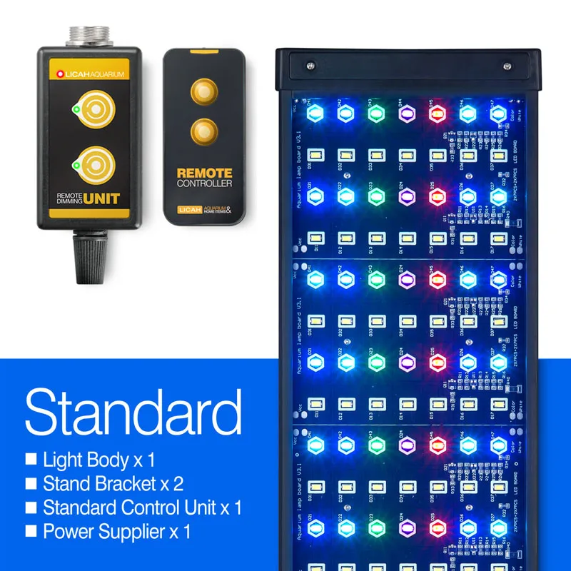 LICAH морской аквариумный светодиодный фонарь STD-500 - Цвет: Standard