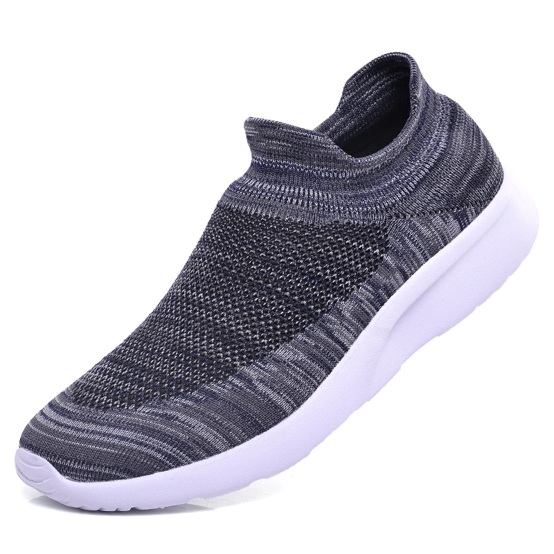 Мужские кроссовки для бега дышащие спортивные из сетчатого материала легкие