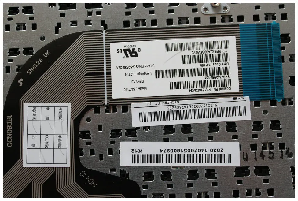 NEW Latin Laptop keyboard for HP New For 15-F018DX 15-F019DX 15-F023WM 15-F024WM 15-F033WM Black LA Keyboard With Frame | Компьютеры и