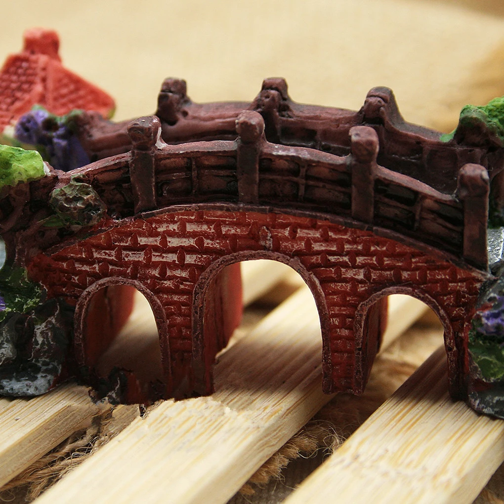 Смолы замки для аквариума замок украшения моделирования черепаха Альпинизм три