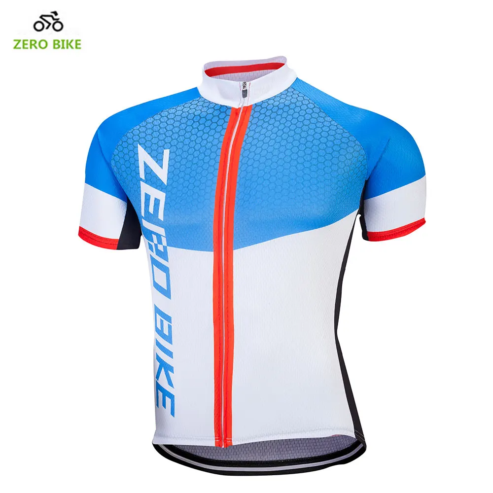 

ZERO BIKE Men's Bicycle Jersey Blue 100% Polyester Breathable Outdoor Sports Cycling Clothes ropa ciclismo M-XXL