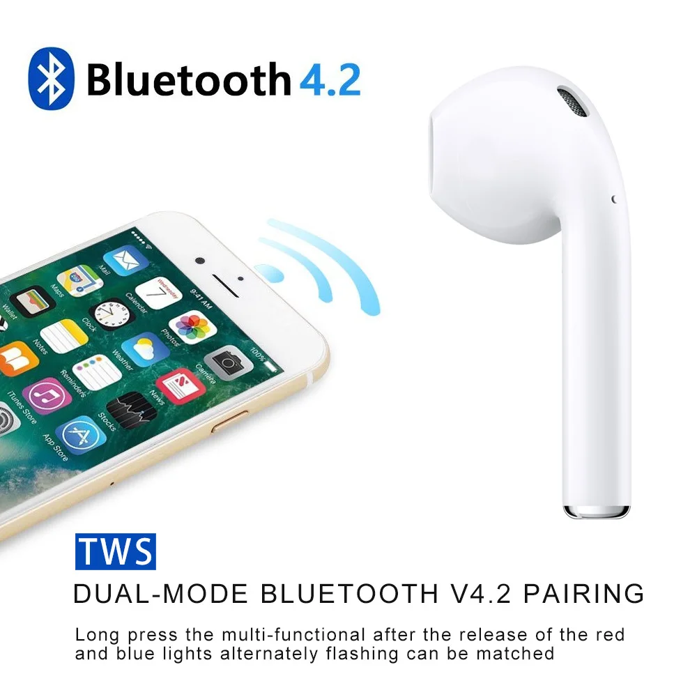XT6 bluetooth-наушников TWS стерео гарнитура Близнецов с 5200 мА/ч, Беспроводной телефон Зарядное устройство чехол для iPhone X 8 7 Plus Xiaomi для samsung