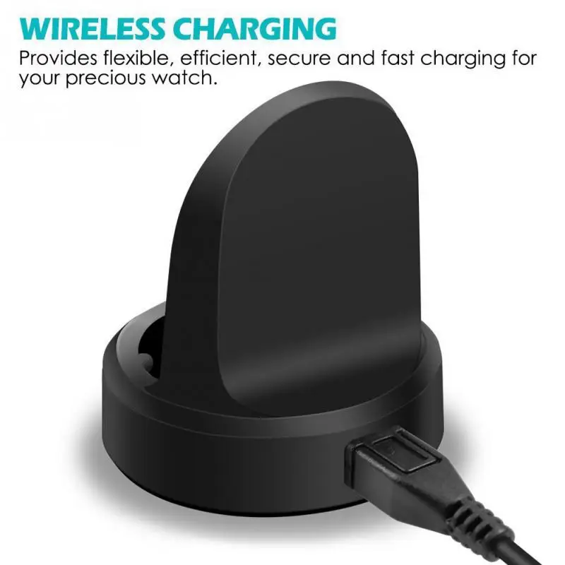 

Wireless Charger for Gear S2 S3 Classic R720/R730/R732/R735 Charging Dock for Samsung Galaxy Watch 42 46mm Ticwatch Moto 360 1 2