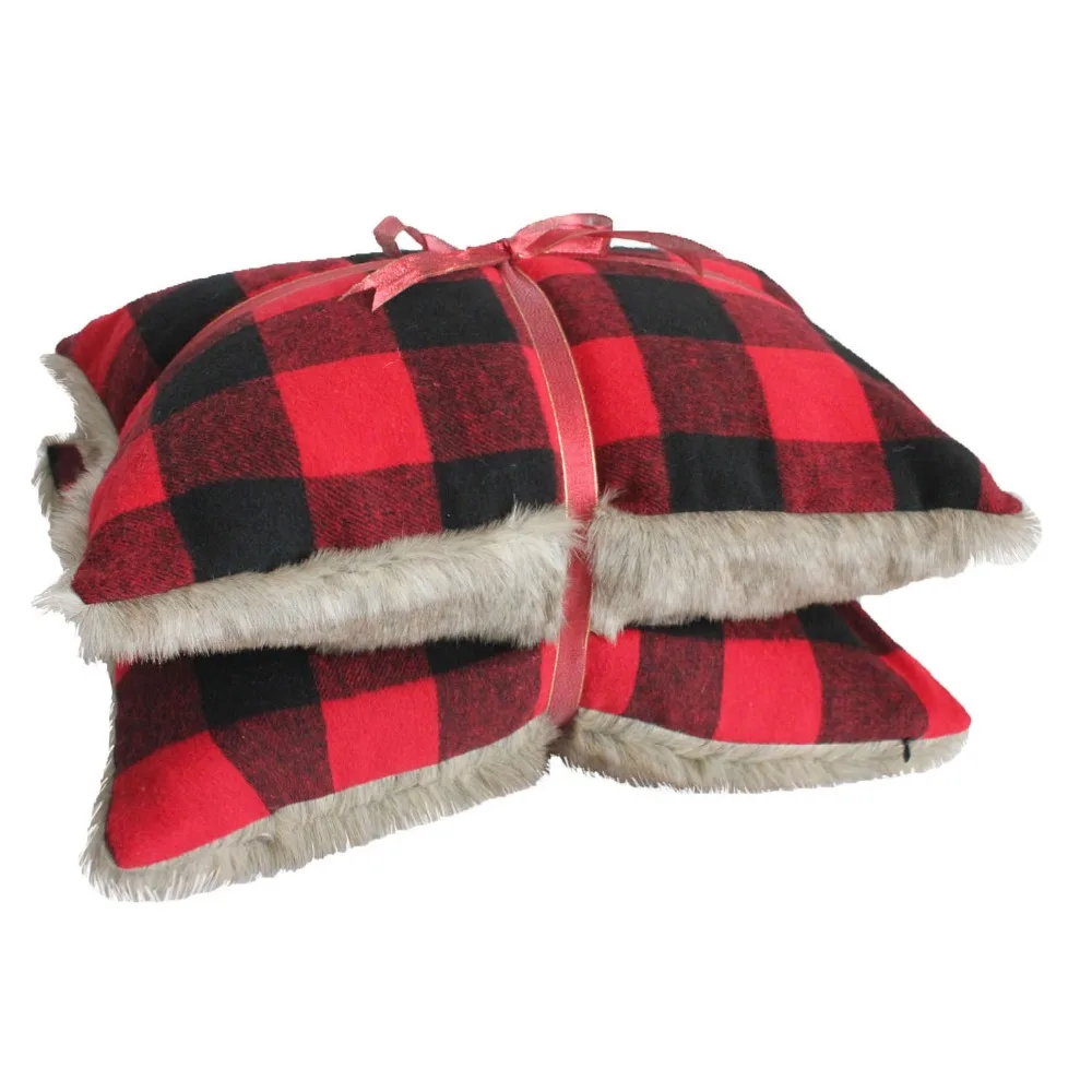 2 шт. декоративные подушки из искусственного меха|cushion case|throw pillows setset of |