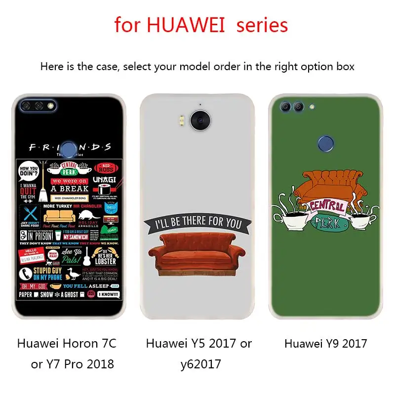 Чехол для телефона Perk Coffee friends tv Huawei Mate 30 20 10 Lite Pro мягкий силиконовый чехол Y9 2019 2018
