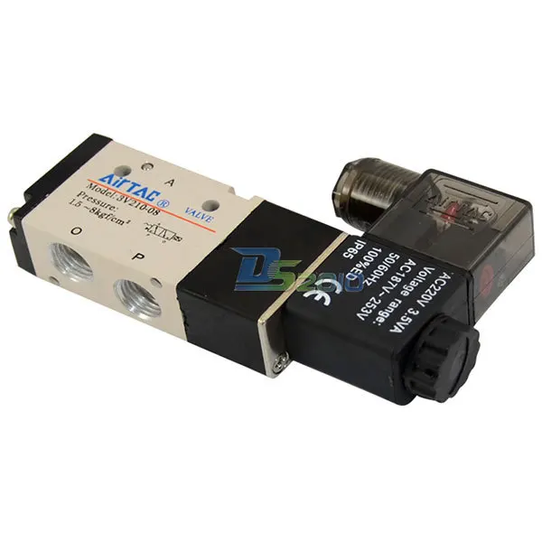 Хорошее качество 1/4 &quotAC 24V 3 way 2 позиционный пневматический Электрический