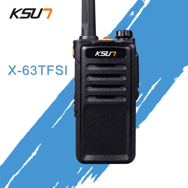 KSUN черная рация 1 шт. UHF 400 470 МГц мини Ручной приемопередатчик двухсторонний