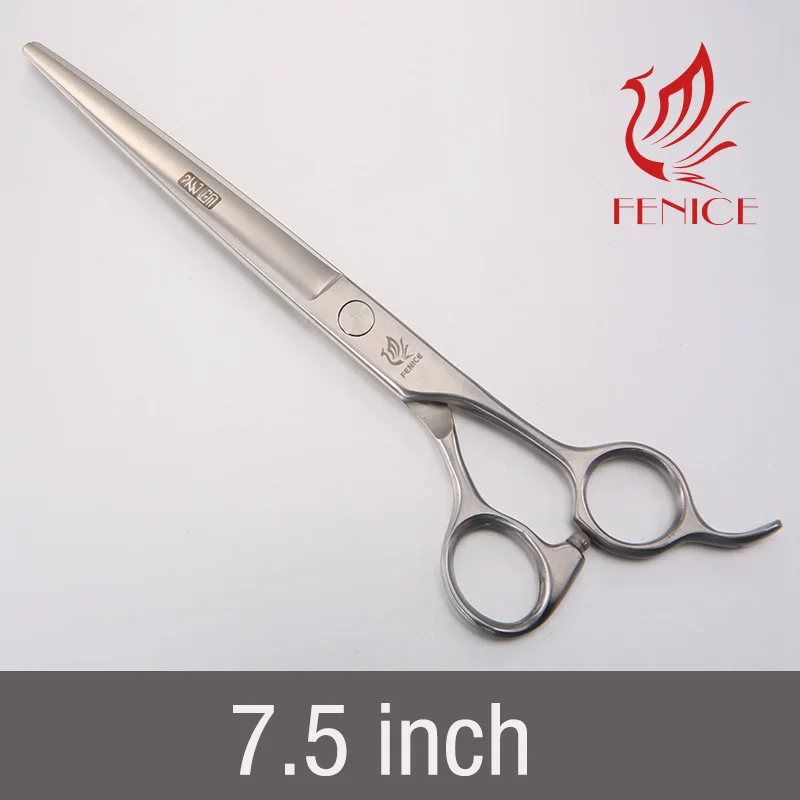 7.5 inch Fenice ножницы для стрижки собак Профессиональные Ножницы 7,0/7,5/8,0 дюйма ножницы для стрижки собак - Цвет: 7.5 inch