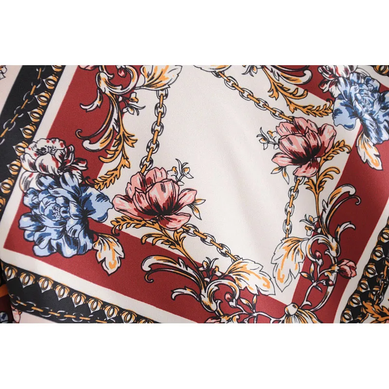 Morrowwind Women Bohemian Print Turn Down Collar Long Sleeve Blouse Shirt Blusas Feminino Casual Ladies Tops Button 2018 Autumn |