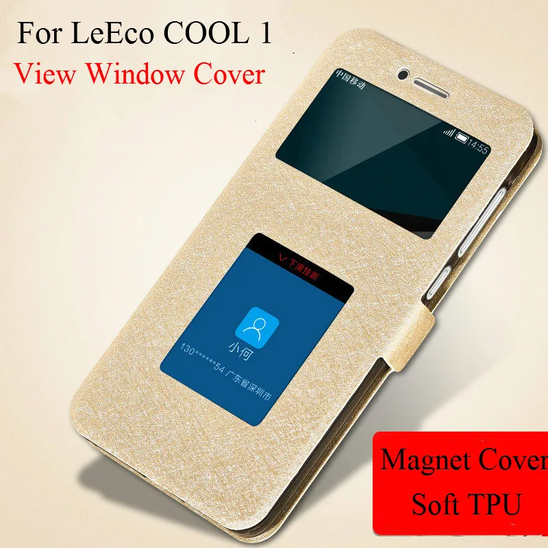 Откидная крышка для Letv Leeco Cool 1 чехол с умным окошком для просмотра кожаный чехол Leeco Cool1 Магнитная крышка Coolpad Cool1 чехол для телефона и чехол s