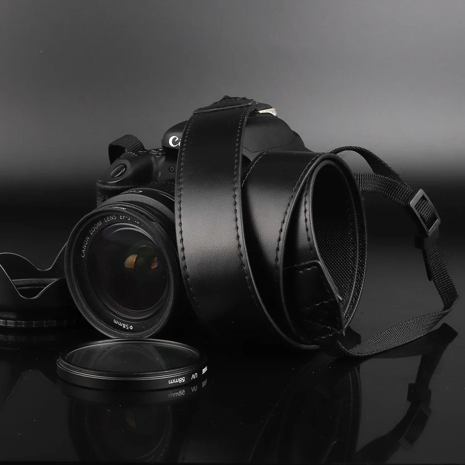 PU кожаный плечевой ремешок для камеры шейный Panasonic GX8 GX85 GF9 GF8 GF7 GF6 GH5 GH4 GH3 FZ100 FZ200 FZ1000