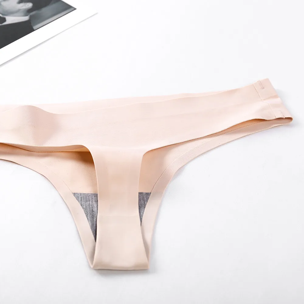 Женское невидимое сексуальное нижнее белье трусики G-стринги однотонные