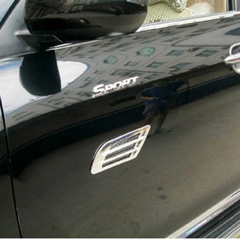 2 формы автомобиля DIY боковая решетка Декоративные наклейки для Hyundai ix35 iX45 iX25 i20 i30