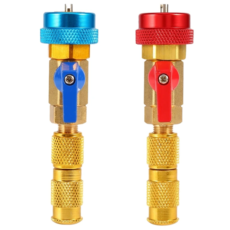 Car Air Conditioning Valve Core R134A Quick Remover Installer Low Pressure Refrigerant Freon Adapter Kit To | Автомобили и