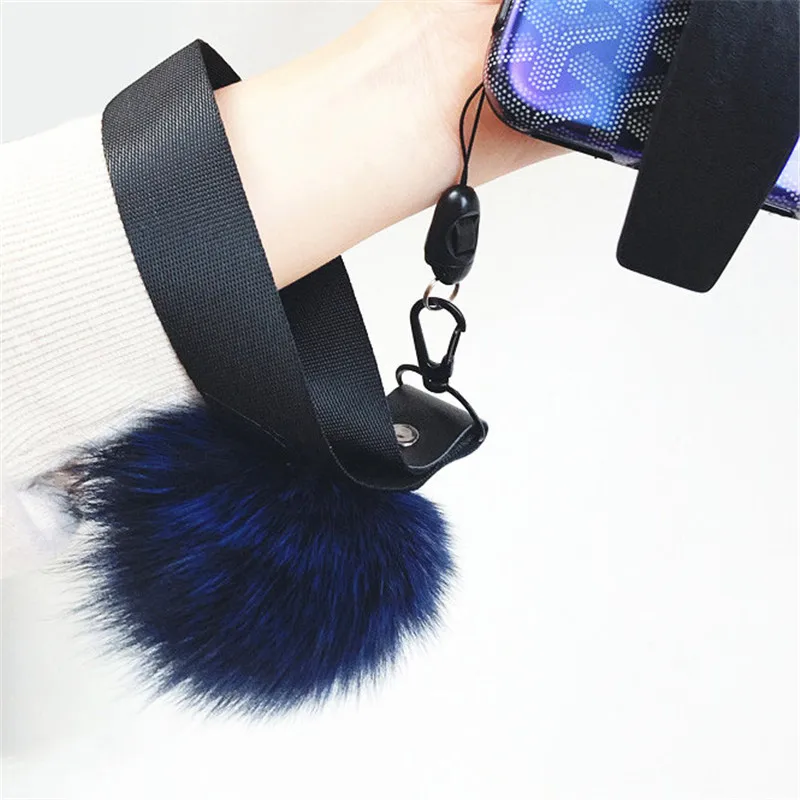 SIANCS Hairball ремешок для мобильного телефона модные короткие ремешки для телефона универсальные аксессуары для мобильных телефонов для IPhone samsung