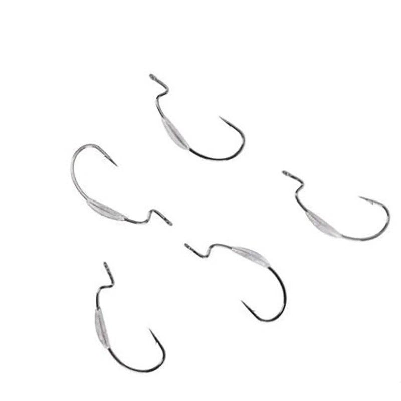 Trulinoya High quality 5 pcs Hook With The Lead Crank Soft Lure Fishing accessories Free Shipping |