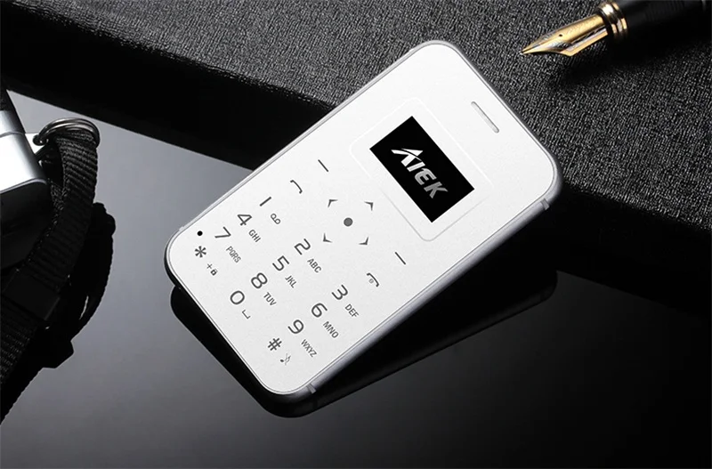 Новый ультра тонкий мобильный телефон AIEK/AEKU X8 с низким уровнем радиации Мини