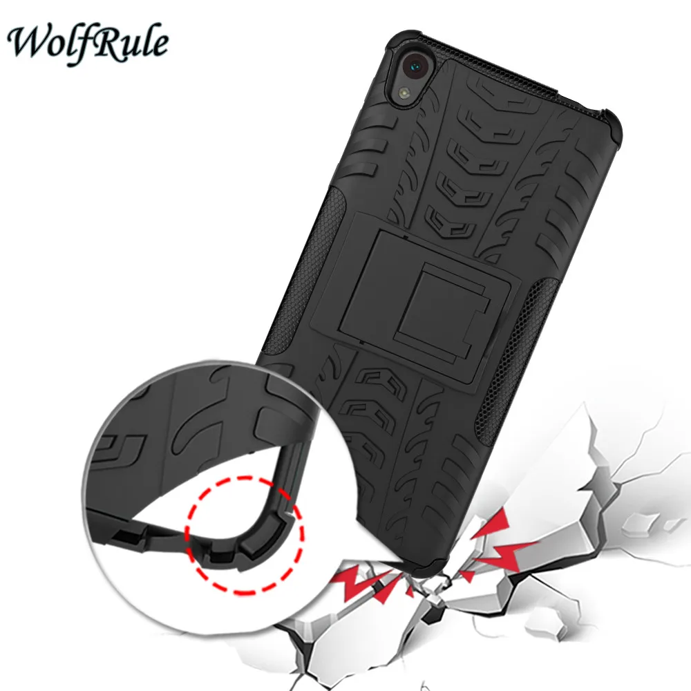 sFor Phone Case Sony Xperia E5 Cover Anti-knock TPU &amp Plastic For F3313 Holder Stand &lt |
