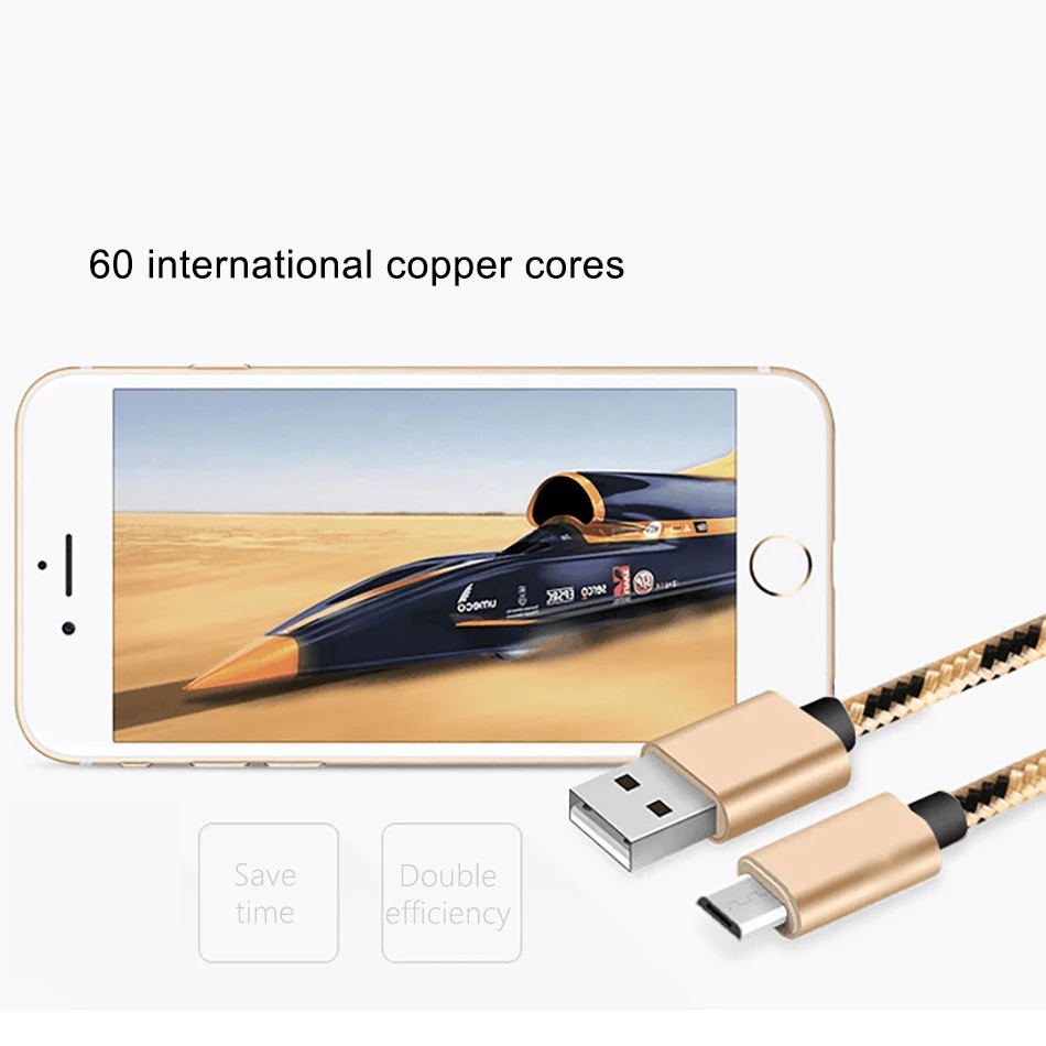 ACCEZZ usb зарядный кабель синхронизации Micro USB для Xiaomi Redmi 4X 4A для samsung Galaxy S7 S6 для huawei Android кабели быстрой зарядки