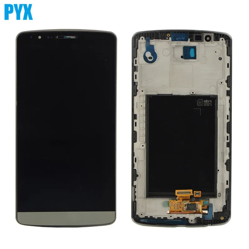 Для LG G3 LCD D850 D851 D855 дисплей с рамкой Бесплатная доставка|Экраны для мобильных