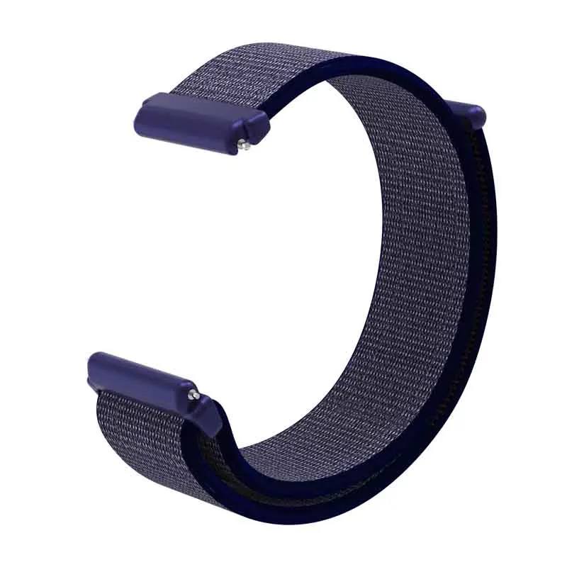 Нейлоновый ремешок Correa для Fit bit Fitbit Versa Band умный фитнес-браслет спортивные часы наручные браслеты Pulsera Сменные аксессуары - Цвет: Blue