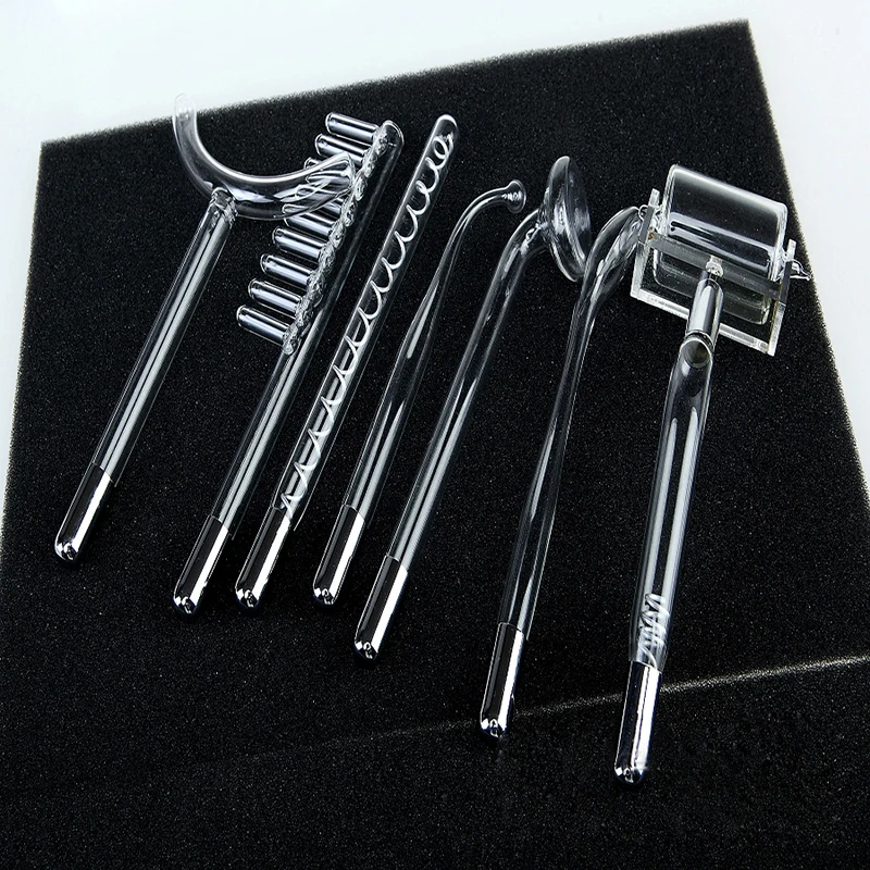 Hot Sale High Frequency Electrode Glass Tube Electrotherapy Beauty Device Skin Care Facial Spa Tightening Acne Remover |