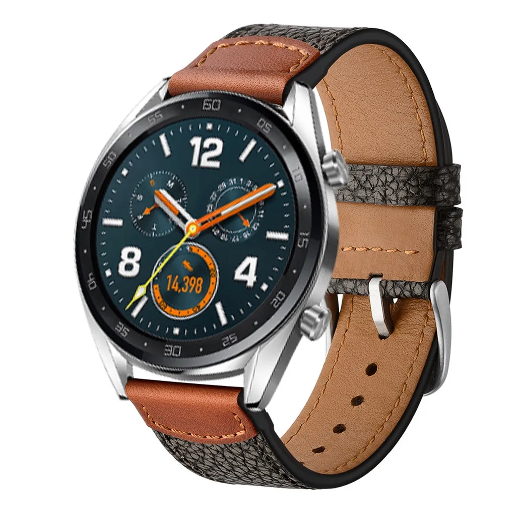 Ремешок кожаный для наручных часов сменный Браслет смарт-часов Huawei Watch GTSmart 19MAY30 |