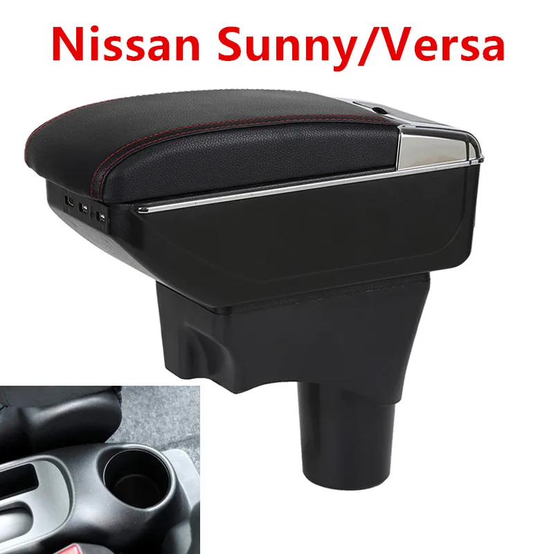 Для Nissan micra/March подлокотник коробка для автомобиля центральный ящик хранения с