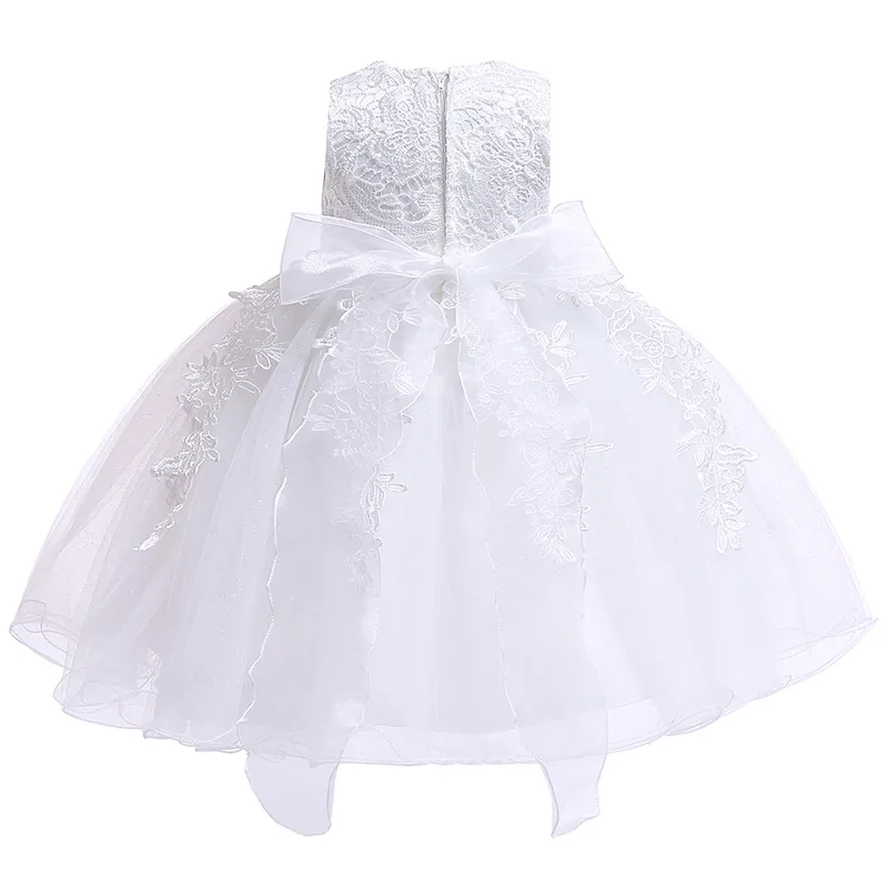 Одежда для новорожденных девочек платье на крестины Крещение малыша халат