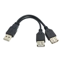 chenyang usb 2 0 a male to dual data usb 2 0 a female power cable usb 2 0 a female extension cable 20cm