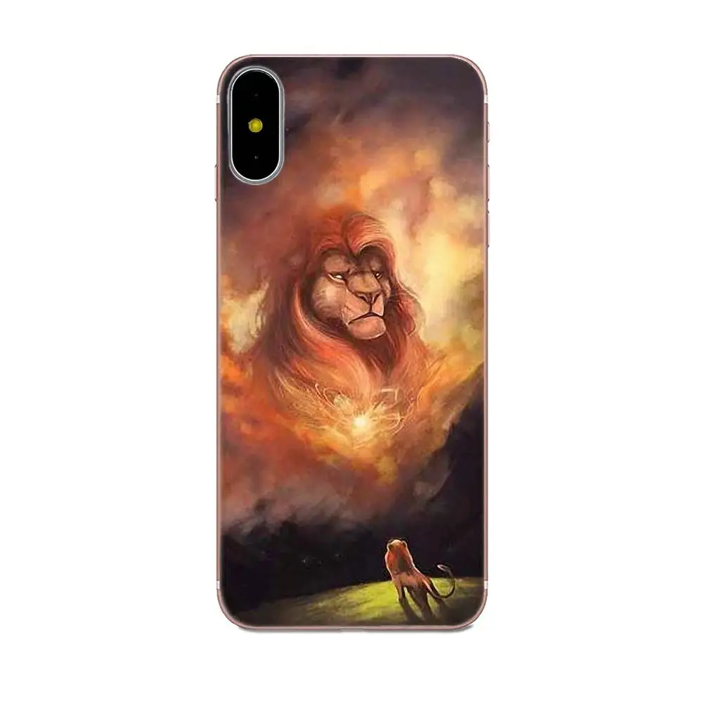Cartoon Lion King For Apple iPhone X XS Max XR 4 4S 5 5C 5S SE 6 6S 7 8 Plus Cute Phone Cases | Мобильные телефоны и