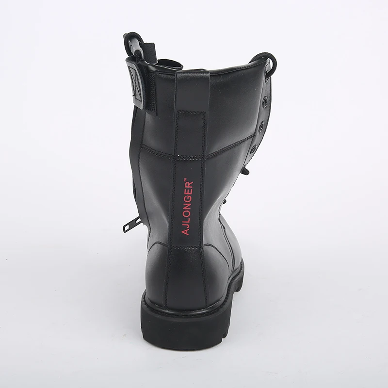 Мужские кожаные ботинки с металлическим носком | Обувь