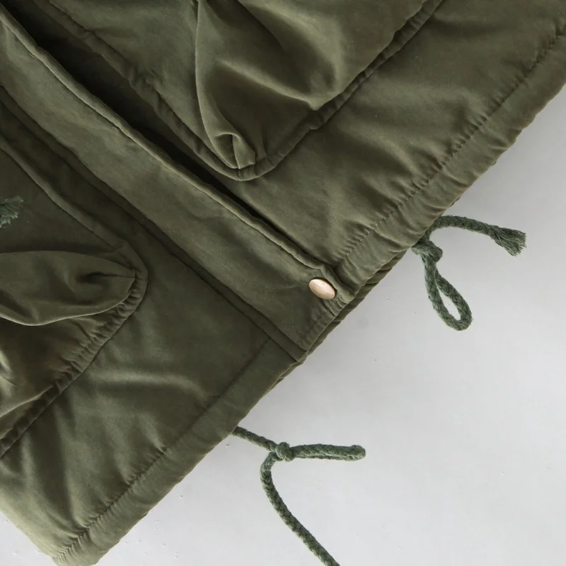 2016 зимнее длинное пальто Женская куртка стекающиеся парки с капюшоном хлопковой