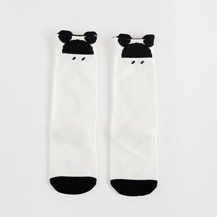 Kids Socks 3 Длинные гетры до колена, милые носки для мальчиков и девочек, детские носки, Прямая поставка, г., милые детские носки с рисунками из мультфильмов, Детские хлопковые носки с медведем и животными - Цвет: Kids Socks 3