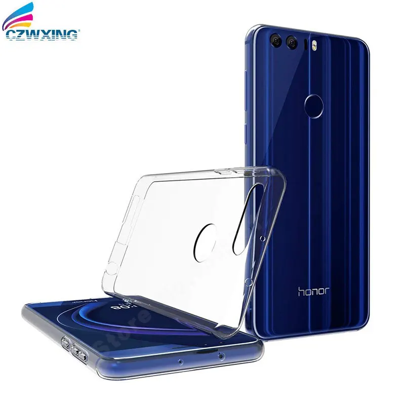 Чехол для Huawei Honor 8 Φ силиконовый прозрачный чехол из ТПУ телефона Honor8 FRD L19 L09 AL10