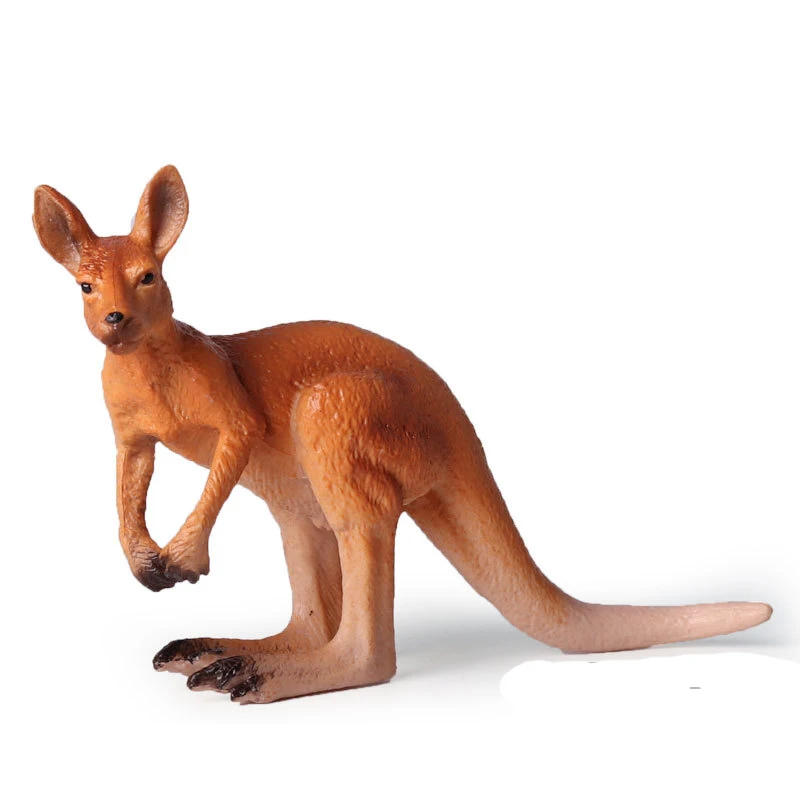 Экшн фигурки из ПВХ 3 шт./компл. животных дикой природы кенгуру Коллекционная