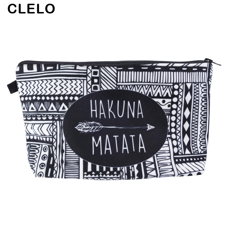 Косметичка Акуна Матата 3D печати косметичка модные женские туфли составляют