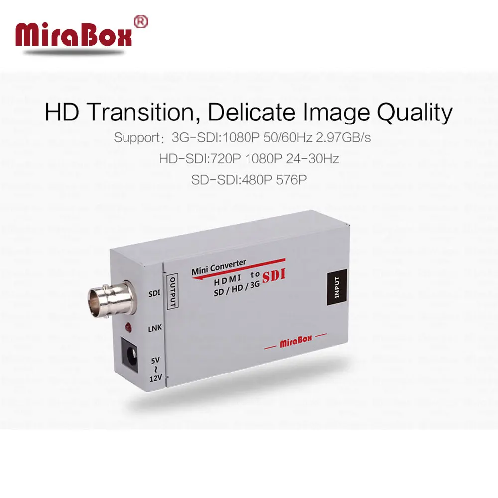 Мини 3G Hdmi в SDI видео конвертер оригинальная Заводская поддержка 1080p для камеры HDTV