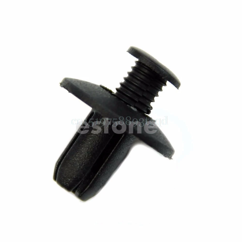10pcs 8mm Hole Dia Plastic Rivets Fastener Push Pin Clips for Car Fender Bumper | Автомобили и мотоциклы