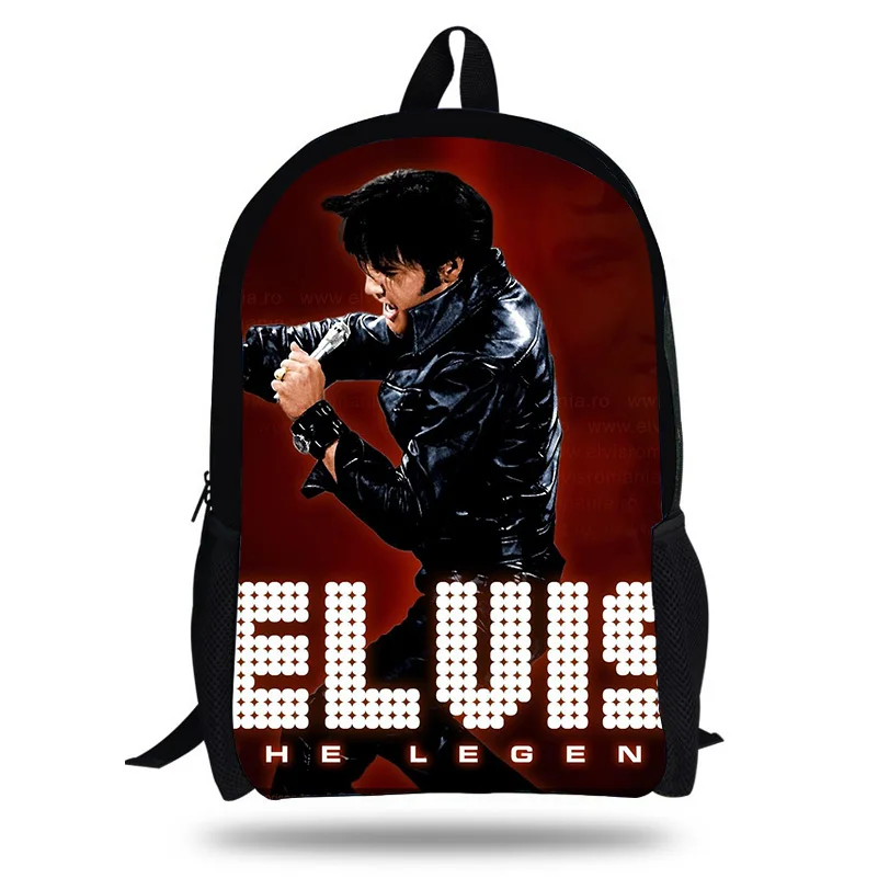 Детский рюкзак с 3D принтом kolleg Singer Elvis Presley дорожный школьный Mochila для подростков