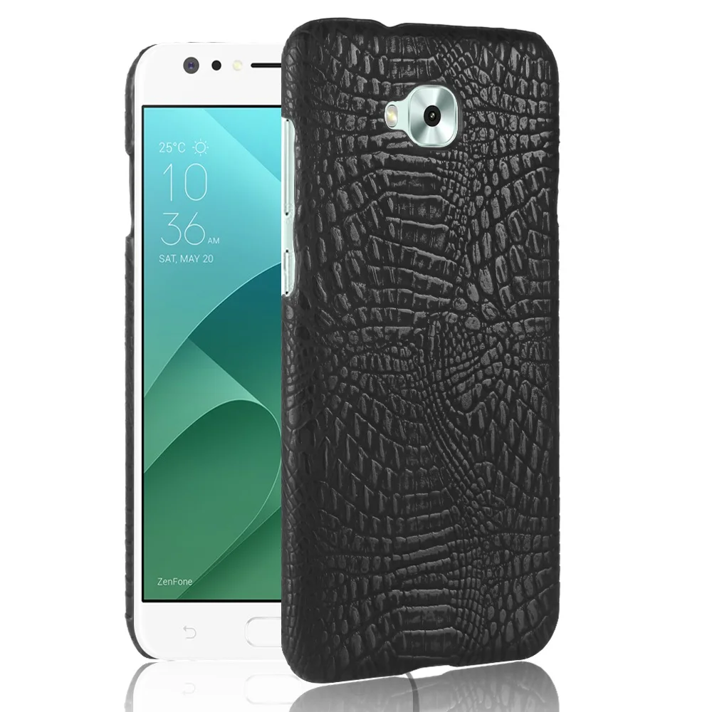 ZD553KL Luxury Crocodile Leather Case for ASUS ZenFone 4 Selfie Cover Skin Pattern Shockproof Hard Shell Phone Cases Fundas Bag |